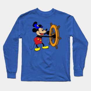 Steamboat Willie - Colourized Long Sleeve T-Shirt